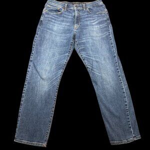 Lucky Brand Mens 121 Slim Straight Jeans Size 33x30 Blue Denim Cotton & Elastane